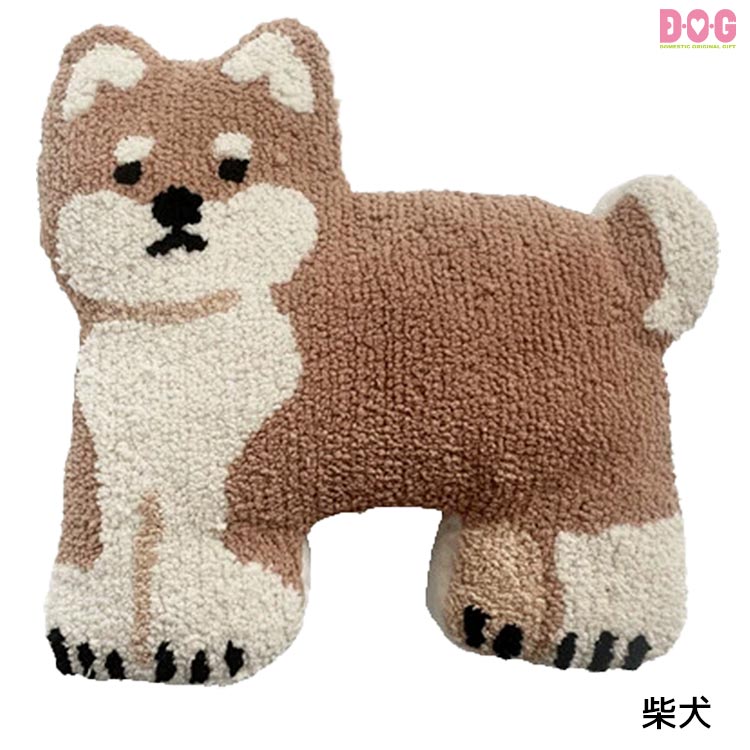 柴犬 アニマルダイカットクッション
